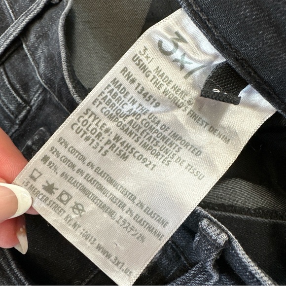 3x1 NYC Shelter Straight Leg Crops Jeans in Prism Size 27 - Picture 9 of 10